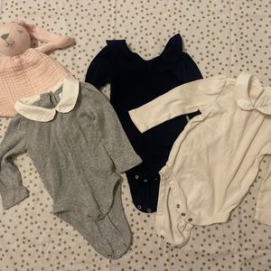 Gap Baby Girl Long Sleeve Onesies